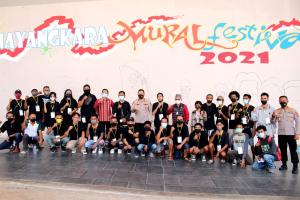   22 Peserta Meraihkan Bayangkara Mural Festival 2021 di Kupang