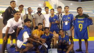 Inilah Tim futsal SMAN 3 Kupang  yang berhasil meraih juara 1 Futsal Friendship Match CMS 4.