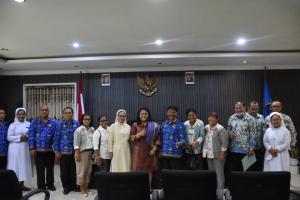 Peduli Pendidikan, Anita Gah Kolaborasi BMPS NTT Jaring Asmara Tata Kelola Pendidikan di Kota Kupang