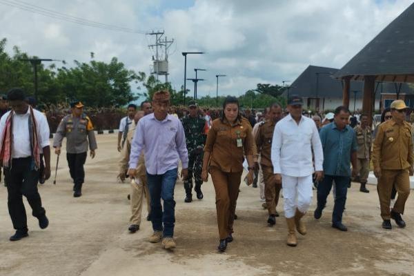 Gubernur NTT Tinjau Pembangunan Fasilitas Umum Di Napan Dan Wini-TTU