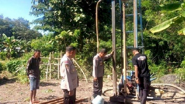 Kapolda NTT Bantu Sumur Bor untuk Warga Tubuhue-TTU