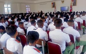 Mahasiswa Unhan RI di Belu Ikuti Sosialisasi Penerimaan Bintara PK TNI AD Khusus Pertanian