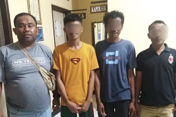 Tim Serigala Polsek Kota Lama, Polresta Kupang Kota mengamankan JA (17), siswa SMA di Kota Kupang.  